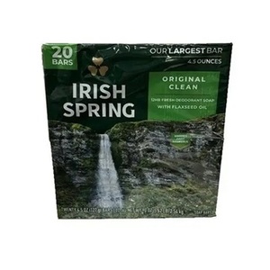 Savon en barre Irish Spring Original Clean de haute qualité pour hommes, 4 onces (lot de 20) - Product Image 5