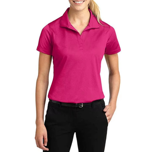 Women Casual <b>Polo</b> <b>Shirt</b> Wholesale Short Sleeve <b>Ladies</b> for <b>Shirt</b> Breathable Knitted Cotton Pique Fabric Custom Front OEM - Product Image 4