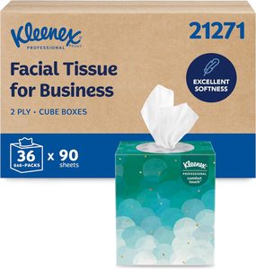 Pañuelos Faciales Kleenex Professional, 2 Capas, 90 Hojas/Cubo, 36 Cubos/Caja (21271) - Product Image 5