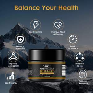Resina de Shilajit del Himalaya Original OEM, Resina de Shilajit Premium con Más del 82% de Ácido Fúlvico y Minerales Traza para Aumentar la Energía y la Inmunidad - Product Image 4
