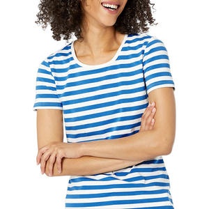 Equipada nueva moda 100% algodón orgánico mujeres camisetas último estilo a granel alta calidad precio razonable mujeres camiseta - Product Image 5