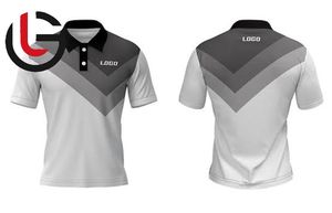 Personalizado 100% algodón orgánico Spandex tela completa manga larga Jersey más tamaño Casual liso impreso Golf para Polo camiseta para hombres - Product Image 6