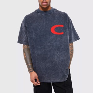 Wholesale MONO RIDERS <b>Men</b> Streetwear High Quality Short Sleeve 100% Cotton <b>Animal</b> Print Breathable 220g High Street T-Shirt - Product Image 1