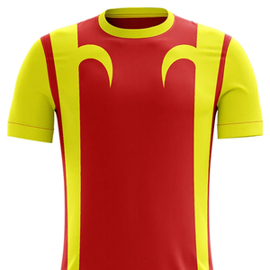 Uniforme de fútbol Unisex de poliéster 100%, conjunto superior de alta calidad, Color sólido, logotipo personalizable, Impresión de nombre para adultos, ropa de equipo - Product Image 2