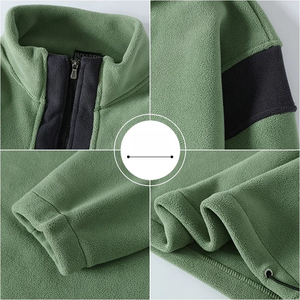 เสื้อสเวตเตอร์คอกลมย้อมสีย้อมสีสำหรับผู้ชาย - Product Image 4