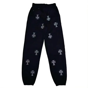 Survêtement en strass pour homme, coupe ample, sweat-shirt et pantalon, entièrement orné de pierres précieuses, 100% coton, survêtement en strass épais - Product Image 3