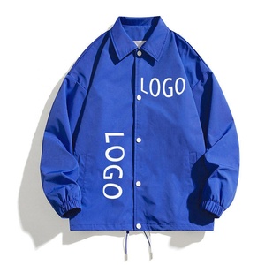 Chaqueta Deportiva Impermeable de Nylon 100% para Hombre y Mujer, Estilo Hip Hop, con Logo Personalizable, Venta al por Mayor 2026 - Product Image 1