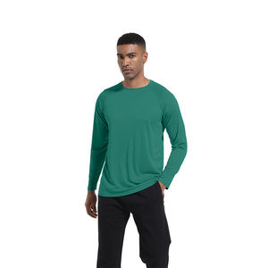 Fabricant OEM Vêtements de protection solaire UPF 50 + Vente en gros Chemise de sport à manches longues personnalisée et respirante pour hommes Rash Guard - Product Image 6