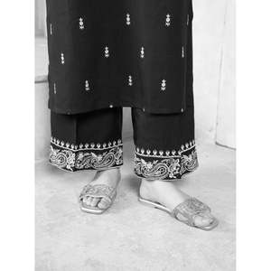 Conjunto de traje cosido de edición larga con bolsillos para mujer JODHA - Product Image 3