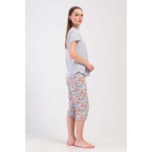 Combinaison de nuit ovale à manches courtes et col rond pour femmes - Product Image 3
