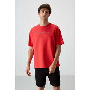 Fiesta Men's Oversize T-Shirt 100% Cotton <b>Jersey</b> Thick Textured & Printed-88371 - Product Image 6