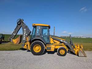 Chargeuse-pelleteuse John Deere d'occasion de haute qualité, modèles 310J, 310G, 410J, 315S, moteur diesel, pompe hydraulique Moog, capacité de charge nominale de 200 tonnes, modèle 2023 - Product Image 6