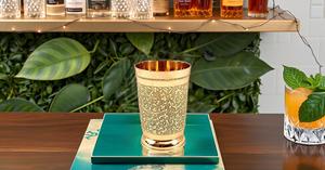 Brass 10-Ounce Mint Julep Cup Elegant Drink Cup Koi - Product Image 2