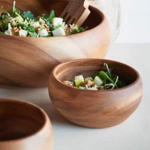 NEW ARRIVAL WOODEN BAMBOO <b>BOWL</b> WITH HIGH QUALITY FROM <b>BLUE</b> LOTUS FARM VIET NAM - Product Image 3