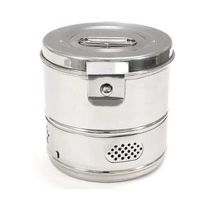 ถังสเตนเลสสำหรับฆ่าเชื้อและจัดเก็บผ้าพันแผลทางศัลยกรรมอย่างปลอดภัยในโรงพยาบาลและคลินิก มีจำหน่าย - Product Image 4