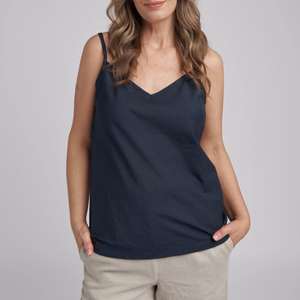 Camiseta sin Mangas de Algodón Simple y Sexy para Mujer, Top Delgado, Top Básico Combinable con Todo para Mujer - Product Image 2