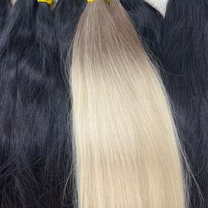 Le plus chaud Ombre Couleur Naturel Droite En Vrac Cheveux Grand Stock Haute Qualité Vierge Cheveux 100% Vierge Cheveux Vietnamien Raw Hair Genius - Product Image 1