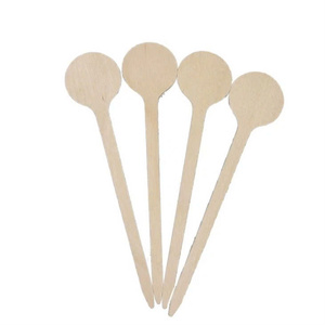 Agitateurs en bois personnalisables-Bâtons plats/ronds pour le café, le thé et la peinture - Product Image 5