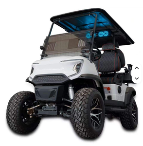 Voiturette de golf électrique 4 places de luxe, prix imbattable, fonctionnement silencieux, sièges confortables, design élégant pour complexes de loisirs - Product Image 5