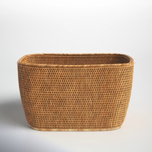 <b>Rectangular</b> Rattan <b>Basket</b> with Seamless Woven Design Handmade <b>Storage</b> <b>Baskets</b> Natural Rattan Modern Multifunction Made in Viet - Product Image 4