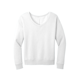 Meilleure qualité décontracté col en V sweat femmes coton polyester polaire mélange chaud à manches longues pull sweat pour un usage quotidien - Product Image 3