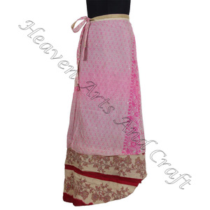 Authentic Manufacturer of Vintage Silk Saree Sari Wrap Round <b>Skirt</b> <b>Long</b> Length Vintage Silk Sari Midi Wrap <b>Skirts</b> Dress <b>Women</b> - Product Image 3