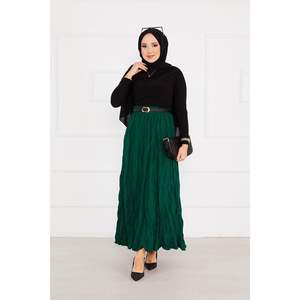 Kras Emerald <b>Long</b> Hijab <b>Skirt</b> Made from Durable Fabric - Product Image 2