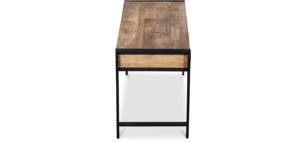 Escritorio Ejecutivo de Oficina Moderno de Estilo Industrial, Madera de Mango Sólida, Hierro, Diseño Personalizado - Product Image 3