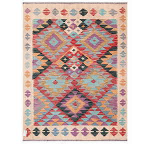 พรมกิลิม ไมมาณา อัฟกานิสถาน ขนาด 170 x 132 ซม. พรมปูพื้นและชุดพรม - Product Image 1