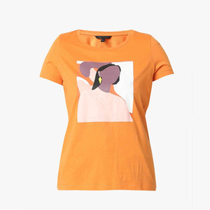 Camisetas transpirables de bajo precio para mujeres, camisetas de manga corta para adultos disponibles en stock - Product Image 1