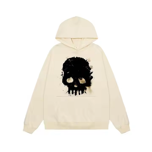 Sweat-shirts à capuche streetwear de haute qualité, 360 g/m², 100 % coton, coupe classique, en molleton/éponge française, respirants, séchage rapide, effet vieilli - Product Image 2