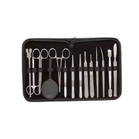 Kit de disección veterinaria para estudiantes quirúrgicos MEDZORA, juego de instrumentos quirúrgicos de acero inoxidable, herramientas de cirugía médica, 1 año