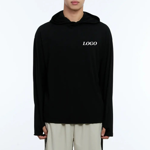 Sudadera con Capucha de Tela Transpirable de Diseño Extragrande con Servicio OEM para Hombre / Precio Económico con Cierre de Cremallera y Capucha Ajustable para Invierno - Product Image 1