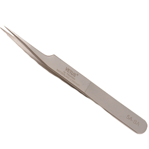 Pince à épiler à pointe de fibre de cils d'extension de corée du sud de marque privée de qualité parfaite la plus élevée - Product Image 4
