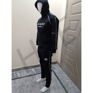 Survêtement tendance Survêtement en molleton de coton personnalisé Sweat à capuche unisexe - Product Image 4