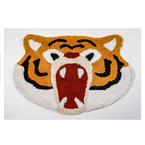 High Quality Reversible Cotton Tufted Bathmats High Pile with Popular Animal Print Directly From Indian Exporter - Product Image 1