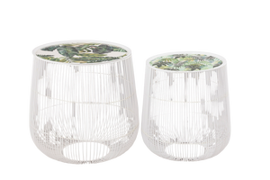 Table d'appoint industrielle en fer blanc antique, table basse en forme de Mack avec plateau en nickel noir, modèle design - Product Image 5