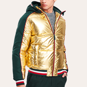 Premium Custom Metallic Puffer Jacket Lightweight Warm Water Resistant Jackets for <b>Men</b> Women Winter Outdoor Wear - Product Image 2