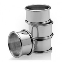 HOT High Quality Brass and Aluminium High-<b>end</b> Wedding Banquet Decorations Napkin Ring Whole Sale and Rose Round Napkin Ring... - Product Image 2