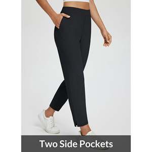Pantalon de golf pour femmes prêt pour l'extérieur offrant un confort respirant et une mobilité flexible pour les routines sportives - Product Image 4