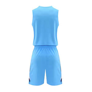 Uniforme de baloncesto personalizado de poliéster 100% de alta calidad OEM, ropa deportiva para hombre, transpirable, secado rápido, guiño a la humedad - Product Image 5