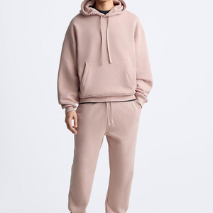 เสื้อฮู้ดหนาไหล่ตกเสื้อสเวตเชิ้ตของผู้ชายเสื้อฮู้ดขนาดใหญ่พิเศษโลโก้400กรัม500 460 - Product Image 3