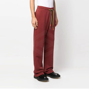 2024 personnalisé peinture douce Flare hommes pantalons de survêtement léger Style décontracté fabriqué en usine avec un bon matériel - Product Image 3