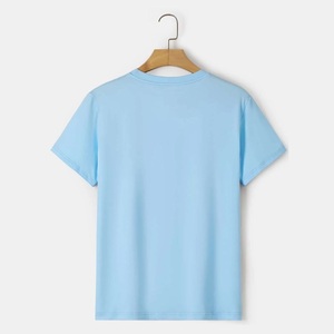 Camiseta de hombre de algodón de peso pesado 100% con logotipo personalizado, camisetas de punto en blanco de gran tamaño de primera calidad fabricadas en Bangladesh - Product Image 2