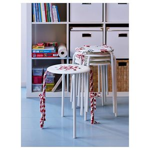Wholesale <b>Supply</b> White Color iron Stool for Home Application Side stool Available at Affordable Price - Product Image 2