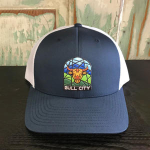 Gorra Trucker de Mezclilla OEM de Perfil Medio con 6 Paneles y Logotipo Personalizado, Estilo Vintage Clásico Urbano para Adultos - Product Image 3