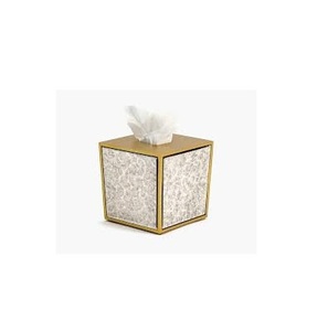 Stylish brass tissue box square shape for Table Decoration & Accessories best single piece brass tissue box for sale