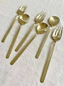 Cubiertos de Latón de Lujo, Cubiertos de Mesa, el Mejor Acabado, Cubiertos para Cena, Pulidos a Mano - Product Image 4