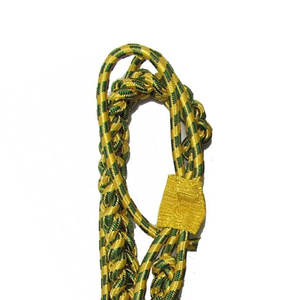 Custom Handmade Gold <b>Braided</b> Shoulder Aiguillette <b>Cord</b> Decorative Tassels 100% High Quality Customized Color for Ceremonial - Product Image 3