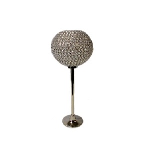Classique De Luxe Table De Mariage Cristal Bougeoirs Meilleur Prix Or Argent Métal Fer Bougeoir pour La Décoration Intérieure De Pâques - Product Image 1
